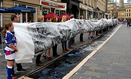 Rugby World Cup Giant Lino Print
